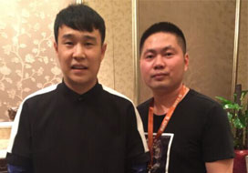 广州奇亿与明星合影